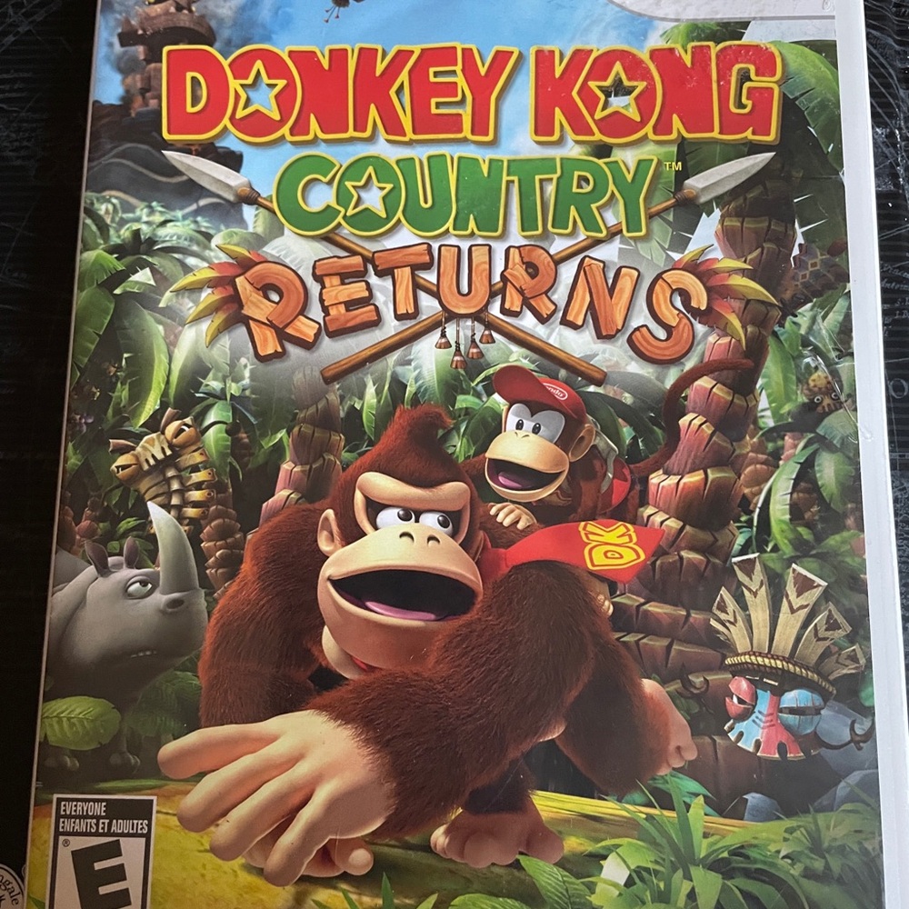 Nintendo Donkey Kong Country Returns - Brown Game Case